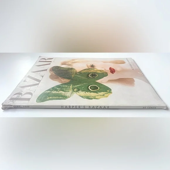 Harper’s Bazaar June 1940 Vintage Magazine – Surrealist Cover, Fashion & Ads - Picture 4 of 16